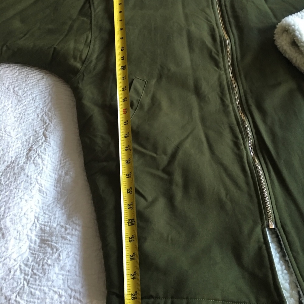 NWOT Reversible Faux-Shearling Coat - Picture 5 of 8